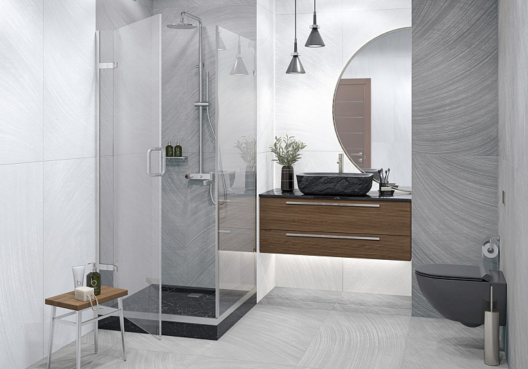 Интерьерные фото коллекции Metallic (керамогранит)