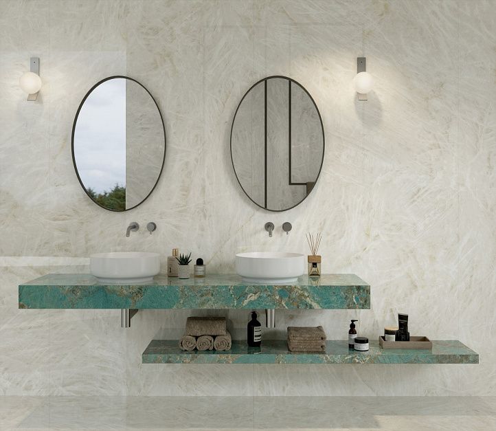 Плитка керамогранит Marvel Gala Crystal White 120x120 Lapp (2,88 кв.м.) под мрамор