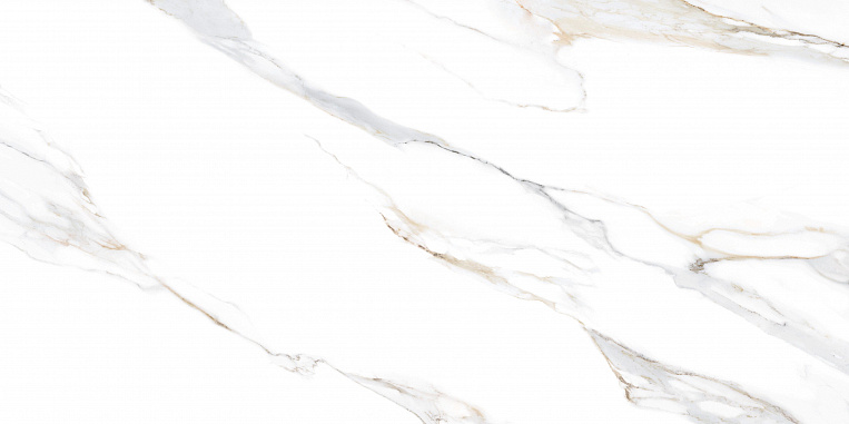 Плитка керамогранит Geotiles Aurora Gold 60x120 Leviglass (1,44 кв.м.) под мрамор
