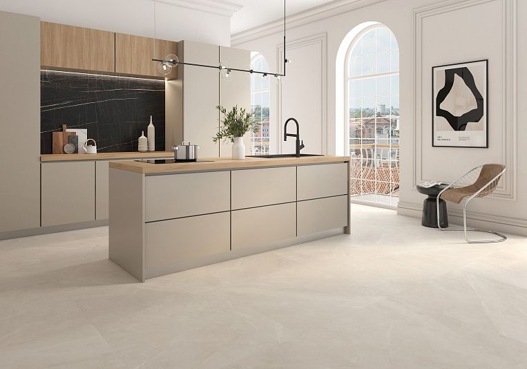 Плитка керамогранит Geotiles Magda Marfil 60x60 Matt (1,44 кв.м.) под мрамор