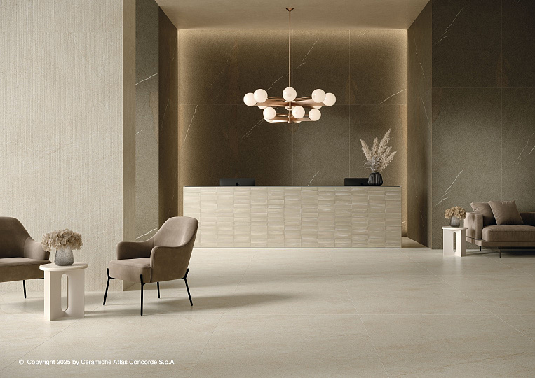 Плитка керамогранит Forte Dei Marmi Rock Siberian Ivory 120x120 Рет (2,88 кв.м.) под камень
