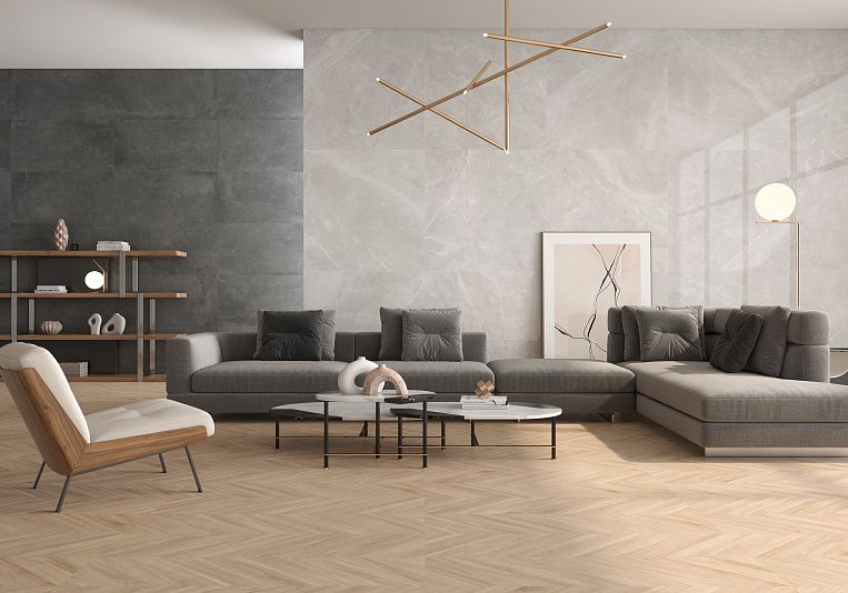 Плитка керамогранит Geotiles Magda Perla 60x60 Matt (1,44 кв.м.) под мрамор