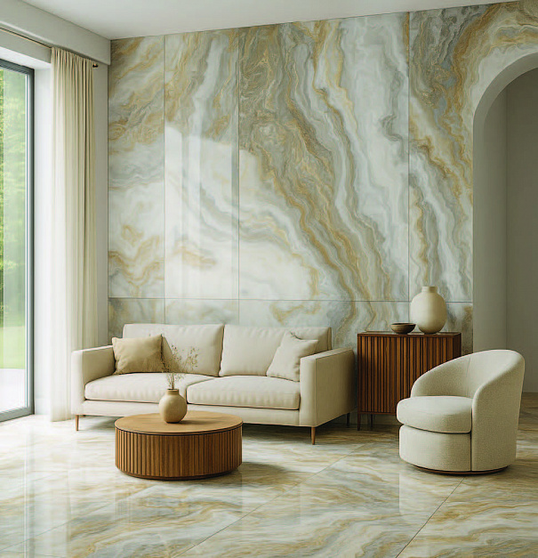 Интерьерные фото коллекции Marble Style 60x120 PL