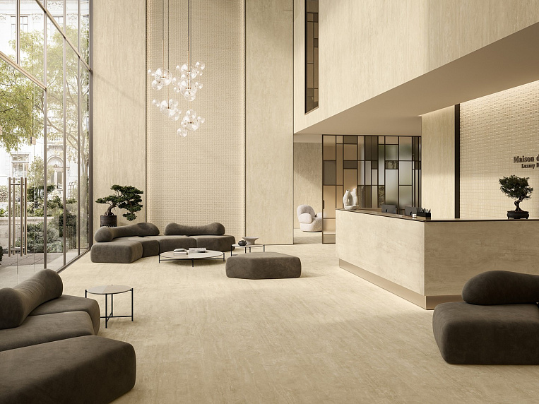 Плитка керамогранит Marvel T Navona Sand Line 120x278 Matt( 3,336 кв.м.) под травертин