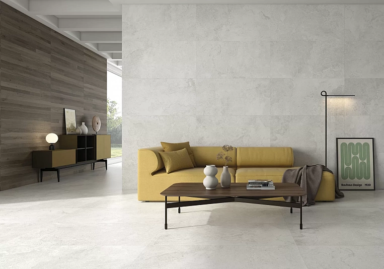 Плитка керамогранит Geotiles Hermes Perla 60x120 Matt (1,44 кв.м.) под камень
