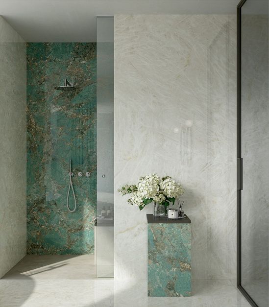 Плитка керамогранит Marvel Gala Crystal White 120x120 Lapp (2,88 кв.м.) под мрамор