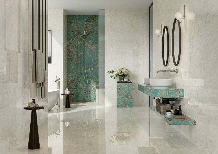 Плитка керамогранит Marvel Gala Crystal White 120x120 Lapp (2,88 кв.м.) под мрамор