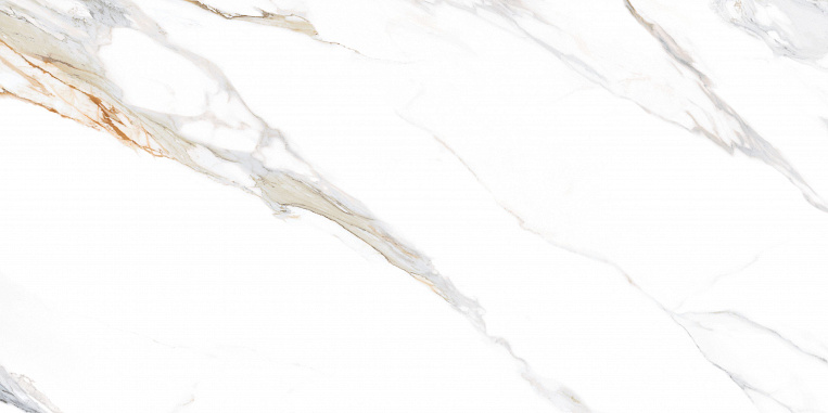 Плитка керамогранит Geotiles Aurora Gold 60x120 Leviglass (1,44 кв.м.) под мрамор
